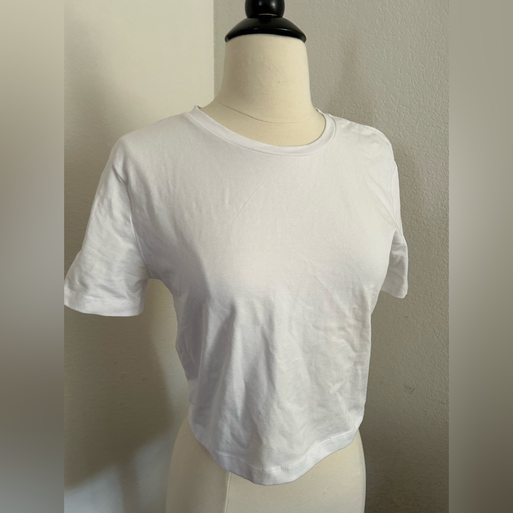 Zara Basic White Tee M